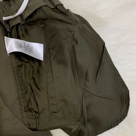 The GROUP by BABATON Olive Hi Waist Drawstring Paper Bag Wide Leg KERRI Pants - Picture 9 of 15